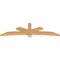 Ekena Millwork Alberta Smooth Timber Gable Bracket, Western Red Cedar, 96"W x 28"H x 3 1/2"D x 5 1/2"F, 7/12 Pitch GBW096X28X0406ALB00SWR - alternate 4